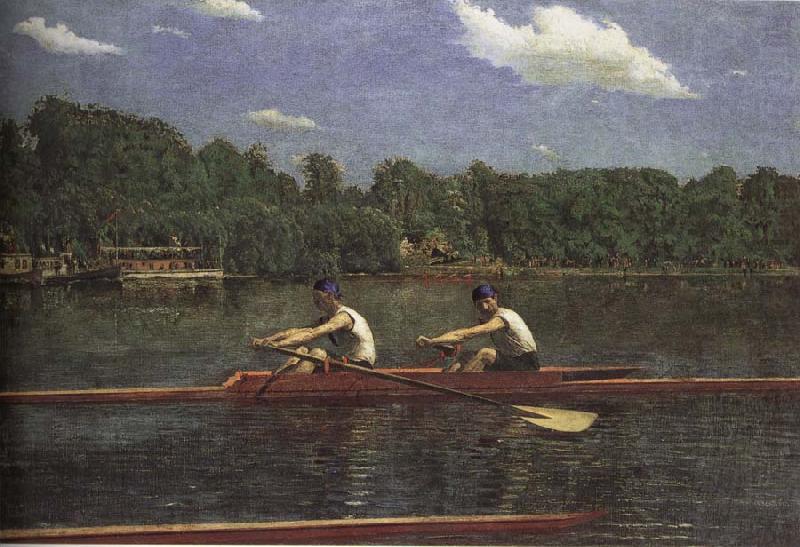 Thomas Eakins The buddie is rowing the boat china oil painting image